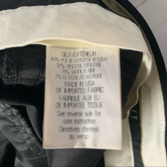 THEORY MAX C TAILOR BLACK PANT - Picture 6 of 8